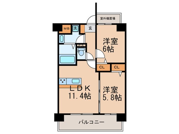 ウィリングネクストの物件間取画像